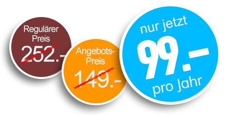 99 Euro pro Jahr