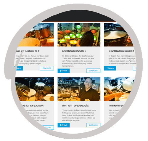 Schlagzeug lernen online – Erfolgreich Schlagzeug spielen lernen!